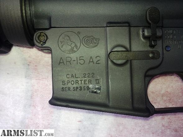 colt ar 15 manufacture date by serial number